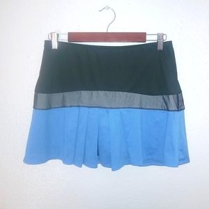 Lucky In Love 12 Lapis Blue Black Athletic Skort